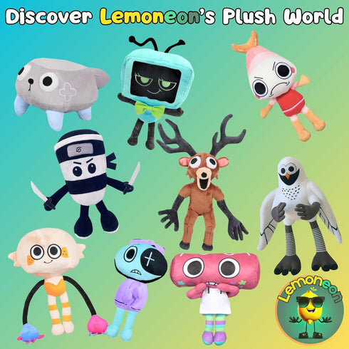 99 10 Lemoneon Nights in the Forest Action Figures Toys Pcs - Deer Owl Wolf Ram and Others - Collection for Video Game
