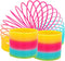 The Dreidel Company Plastic Multicolor Coil Spring, Goody Bag Fillers, Party Favor for Kids, 3" Inches (2-Pack)