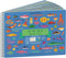 In The Deep Blue Sea Stickers + Coloring Book - 500+ Ocean Animal Stickers and 12 Coloring Pages for Kids