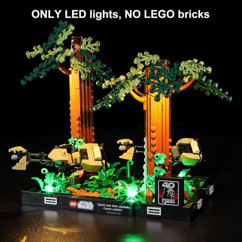 Vaodest LED Light for Lego 75353 Star Wars Endor Speeder Chase Diorama Set - Compatible with Model 75353 (LED Light