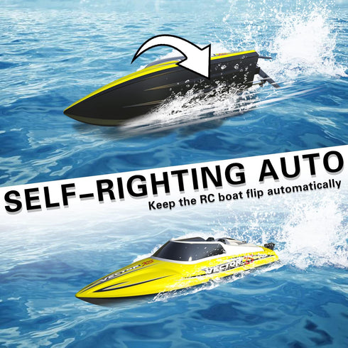 20MPH 2.4Ghz 2 VOLANTEXRC RC Boat Fast RC Boats for Adults Remote Control Boat for Pools and Lake with Rechargeable