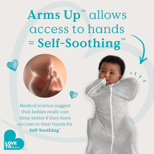 2.5 813 lbs, Love to Dream Warm Swaddle UP TOG Baby Sleep Sack for Autumn & Winter | Arms Up Position