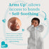 2.5 813 lbs, Love to Dream Warm Swaddle UP TOG Baby Sleep Sack for Autumn & Winter | Arms Up Position