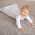 1.0 24-48 2-Pack Mama Cheetah Baby Sleep Sack TOG Organic Cotton Baby Wearable Blanket with Two-Way Zipper, Swaddle