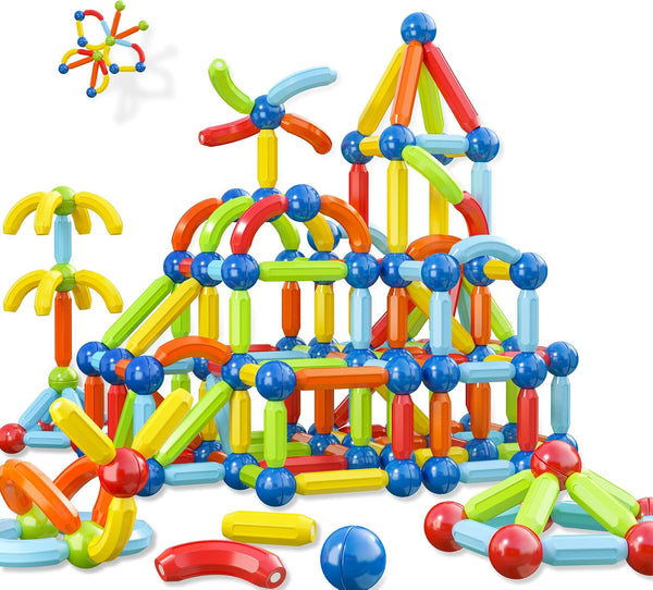 Toddler Magnetic Blocks Building Toys, Kids Montessori Toys for 3 4 5+