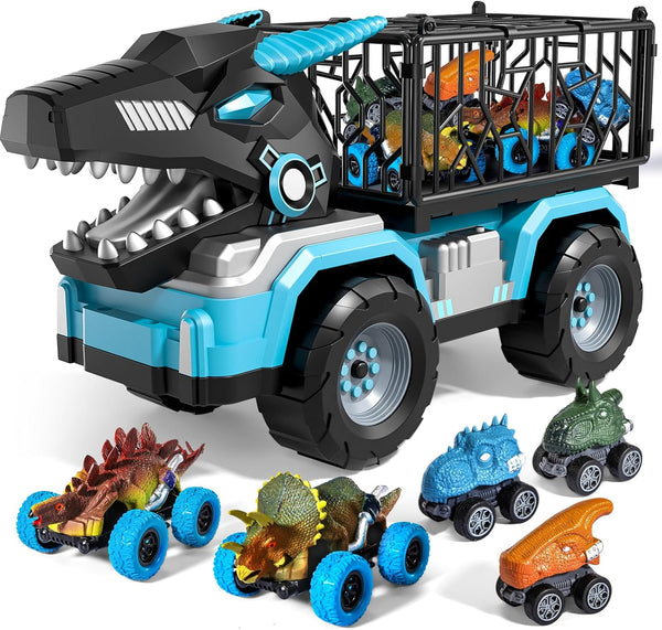 Toddler Robot Dinosaur Truck Toys for Kids Boys Ages 3-5 5-7, Black