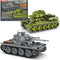 WW2 Tank Building Blocks, 38T and T-34 Army Tank Military Battle Model