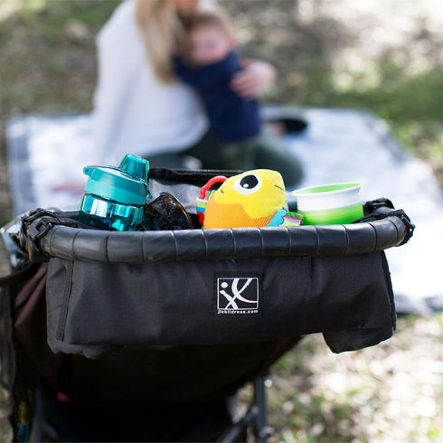 J.L. Childress Sip 'n Safe, Universal Stroller Organizer with Deep Cup Holders and Secure Pockets, Easy Attach Straps