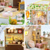 GuDoQi DIY Miniature Dollhouse Kit - Tiny House with Music, 1:24 Scale Craft Gift for Mother's Day