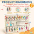 Keyssori 3-5, 3 Magnetic Maze Board for Kids Age Montessori Educational Wooden for All Toddlers Busy Board, Preschool