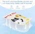 EtherSpher 28" 52" Cartoon Cute Party Time Cooling Baby Washable Mattress x Absorbent Crib Padding for Kids, Adult