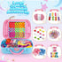 6-in-1 500+ Friendship Bracelet Making Kit,Weaving Loom Kit Toys, Pcs Craft Kits For Kids,A multi-functional Weaving