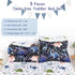 Sets Set 5 Set Toddler Bedding Twin Size for Girls, Dinosaur Toddler Crib Bedding Piece Floral Toddler Comforter