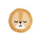Crane Baby Pillow, Decorative Round Animal Pillow for Nursery and Toddler Rooms,