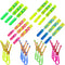 Amazing LED Flying Toys for Kids, 12 PCS Light Up Slingshot Helicopter Toy, Glow in The Dark Party Favors