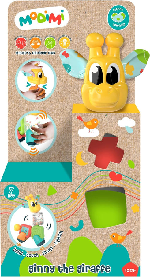 Goliath Modimi Giraffe Interactive Multi-Sensory Baby Toys, Modular Play System for 3 Months and Up