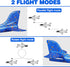 CUKU 4 Pack LED Light Airplane Toys - 17.5" Large Throwing Foam Plane, Outdoor Flying Toys for Kids