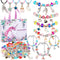 Jewelry Making Kit for Girls 8-12, 110Pcs Charm Bracelet Making Kit for Girls Ages 5-12, DIY Necklace Kids Birthday
