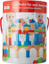 Award Winning Hape Kid's Wooden Building Block Set - 100 Pieces
