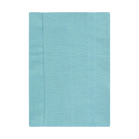 Hudson Baby Unisex Cotton Flannel Burp Cloths, Soft Teal Dino, One Size