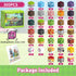 MUUHU 300PCS 0.8" 3 4 5 6 7 8 9 10 Magnetic Blocks - Magnetic Building Blocks Toys for Kids Magnet Blocks Cubes Games