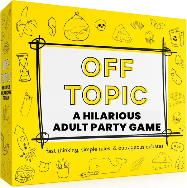 OFF TOPIC Party Game for Adults - Fun Adult Board Games for