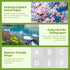 HQXXJW 300 20.5 15 Piece Puzzle for Adults Ice Lake & Wildflower Jigsaw Puzzle Scenic Nature Puzzle for Relaxation