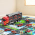 NIPLOOOW 3-5 Set 3-5, 3-8+ Toddler Boys Toys for Years Old, Fire Truck Vehicle with Play Mat and Die-Cast Toy Car