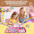 DreamyCandy 73PCS Set 4-6-8,Kids Capybara Washable Markers with Glitter Pencil Case,Art Supplies and Craft for Girls