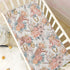 Pigsaly 27x39 Inch Crib Sheets Watercolor Horse Roses Baby Sheet for Standard Crib Mattress Boys Girls Toddler Bed