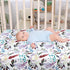 Set, Crib Sheets for Girls Boys, HNHUAMING Ultra Soft Neutral Crib Fitted Sheets, Boho Breathable Universal Crib & Baby