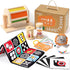 Toyssa Montessori Toys for Babies 0-6 Months, 6 in 1 Wooden Learning