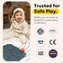 50" 50" Miotetto Baby Mat for Floor, x Playpen Mat, Thick Soft Foam Padding Baby Play Mat, Portable Quilted playmat