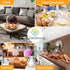 Joeabor 8pcs Set, Artificial Bread Realistic Fake Food for Display, Fake Bread for Decoration, Faux Food Props