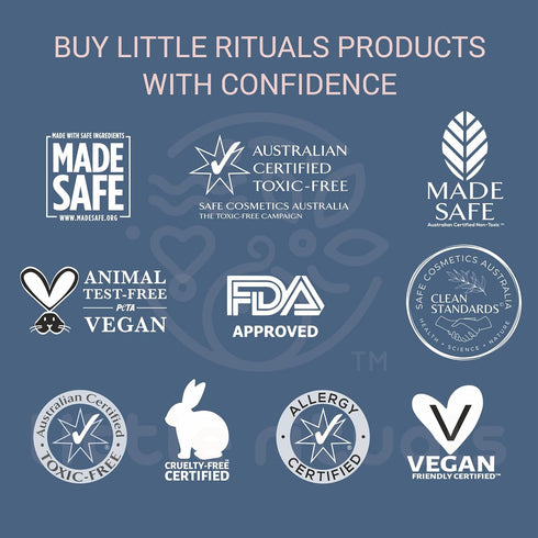 100 ML Little Rituals Sweet Almond Baby Massage Oil and Hair Oil, Cold Pressed, Certified Organic, Dermatologist