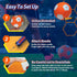Kickerball Swerve and Curve Size 4 Soccer Training Ball for Indoor and Outdoor Play, Fun for Kids and Adults