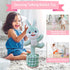 Talking Dancing Bunny Baby Toy for Kids Interactive Plush Toddlers Toys Talking Bunny Repeats What You Say Realistic