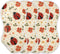 Mazeann Kawaii Red Ladybug Burp Cloths Baby Boys Girls Absorbent Soft Cotton Burping