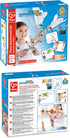 Hape Three Experiment Kit - Junior Inventor Kids Physics Mechanical Crane, Grabber & Climbing Frog Play Set