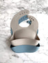 Goobie Baby 4 36 (2 Pack Silicone Baby Bib with Food Catcher - Adjustable Waterproof Feeding Bib for Babies & Toddlers