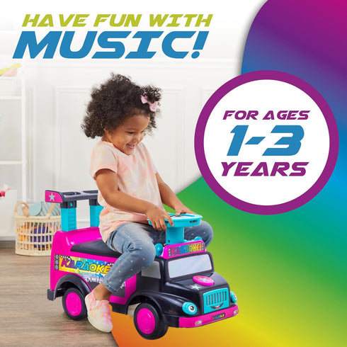 WADDLE Toddler Ride On Toy - Push Car with Interactive Musical Features for Ages 1-3, Easy Assembly Baby Toy