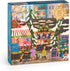 Galison Merry Mixer, 1000 Piece Foil Joy Laforme Jigsaw Puzzle with Gold Foil Accents