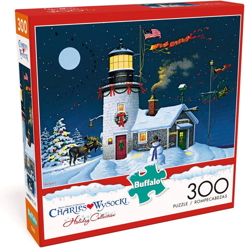 Buffalo Games - Charles Wysocki - Take Out Window - 300 Piece Jigsaw Puzzle for Adults, Finished Size 21.25 x 15.00