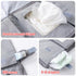 Grey Waterproof Portable Changing Pad with Storage Pocket