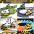 Fajiabao Race Tracks Cars Replacement, Kids Construction Toys Cars with LED Light, Compatible with Most Race Tracks