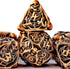 Metal Dice Set D&D: Hollow Polyhedron 7pcs Dungeons and Dragons Skull Style, Suitable for Role-Playing Games