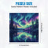 1000 22.8x22.8IN Piece Puzzle for Adults, Starry Night Aurora Jigsaw Puzzles for Adult, Challenging Puzzle Gift