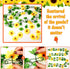 33 Pieces Sunflower Party Supplies, Happy Birthday Banner, Big Cake Topper, Yellow Sunflower Cupcake Topper, Garland