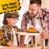 Toddler Workbench and Tool Set with 2 Take Apart Trucks, 2 in 1 Construction Toy for Ages 2-5