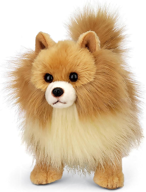 Bearington Rudy The Pomeranian Plush, 13 Inch Pomeranian Stuffed Animal, for Ages